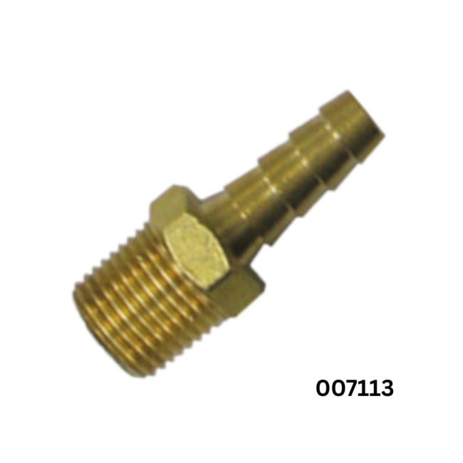 007113 BRASS FUEL HOSE BARB