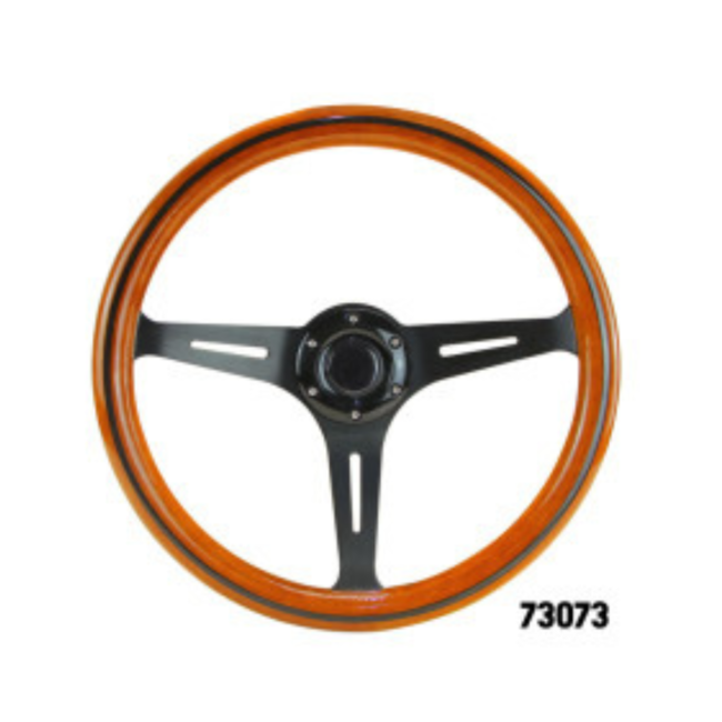 73073 MARINE WOODEN STEERING WHEEL