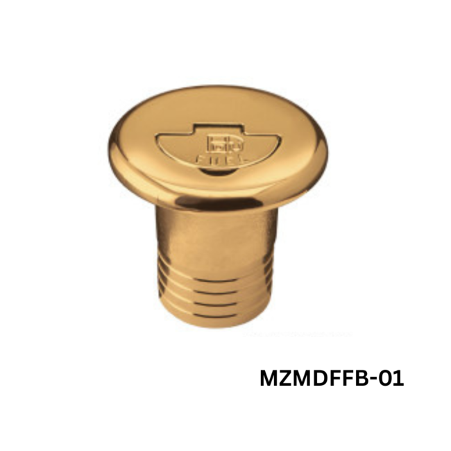 MZMDFFB-01 BRASS DECK FILLER WITH REFRACTABLE HANDLE