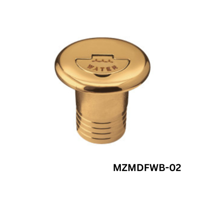 MZMDFWB-02 BRASS DECK FILLER WITH REFRACTABLE HANDLE