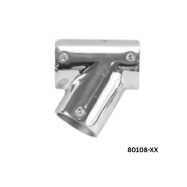 80108-XX TEE S.S, AISI 316 - 60 DEGREE (LEFT)