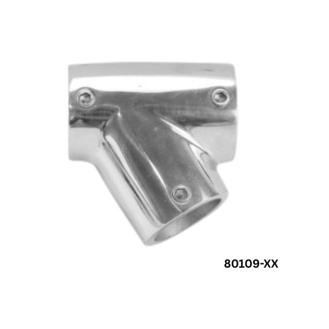 80109-XX TEE S.S, AISI 316 - 60 DEGREE (RIGHT)