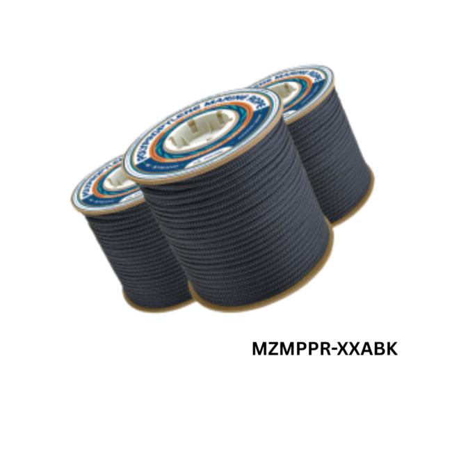 MZMPPR-XXABK POLYPROPYLENE MARINE ROPE (90METER SPOOL)