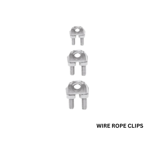 WIRE ROPE CLIPS AISI 316