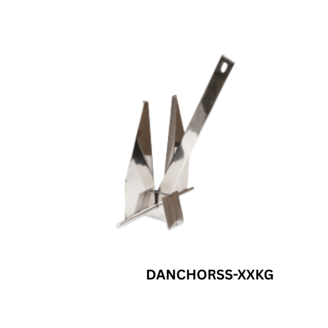 DANCHORSS-XXKG DANFORTH ANCHOR AISI 316