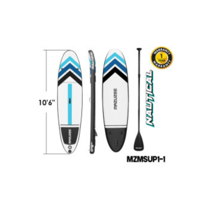 MZMSUP1-1 INFLATABLE STAND UP PADDLE BOARD 10'6"